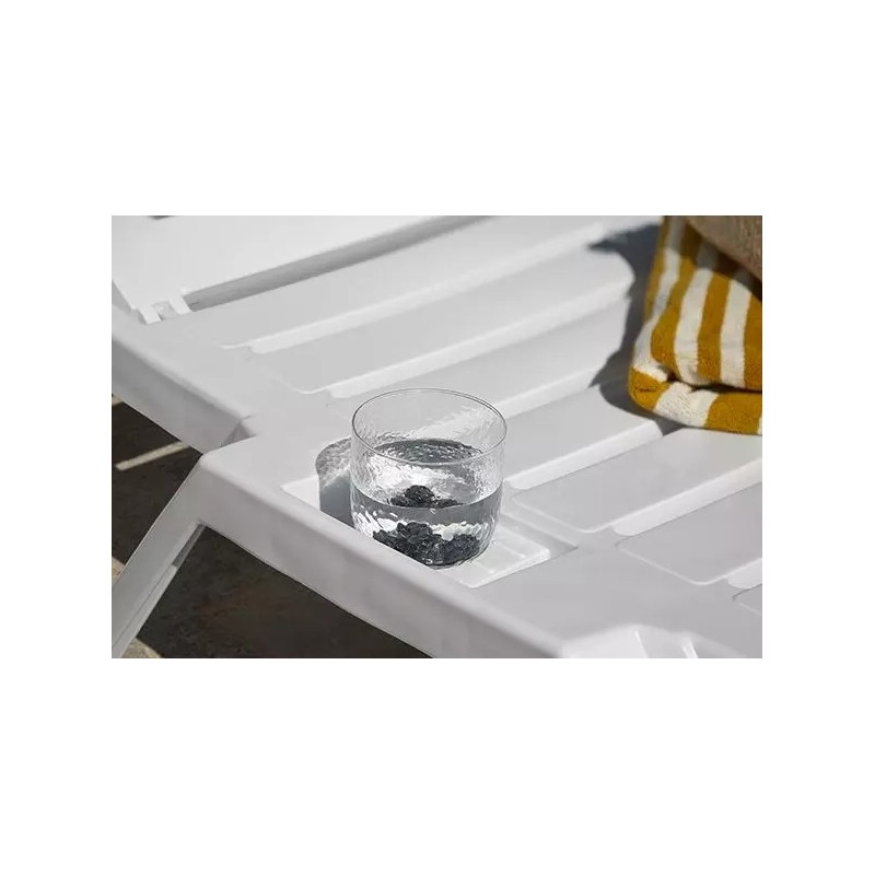 Comprar Tumbona Master blanca Resol 00141.2X en Pepebar