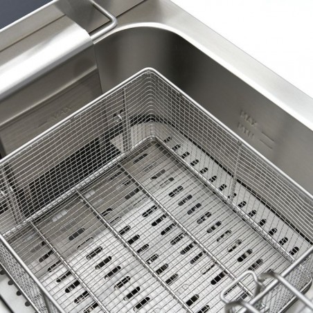 Comprar Freidora 16 litros 1 cesta con grifo de vaciado y soporte 230 V en Pepebar