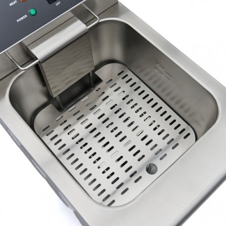 Comprar Freidora 16 litros 1 cesta con grifo de vaciado y soporte 230 V en Pepebar