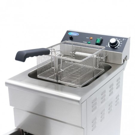 Comprar Freidora 16 litros 1 cesta con grifo de vaciado y soporte 230 V en Pepebar