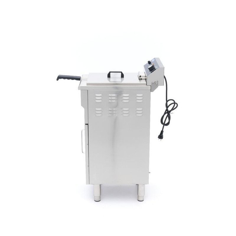 Comprar Freidora 16 litros 1 cesta con grifo de vaciado y soporte 230 V en Pepebar