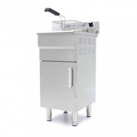 Comprar Freidora 16 litros 1 cesta con grifo de vaciado y soporte 230 V en Pepebar