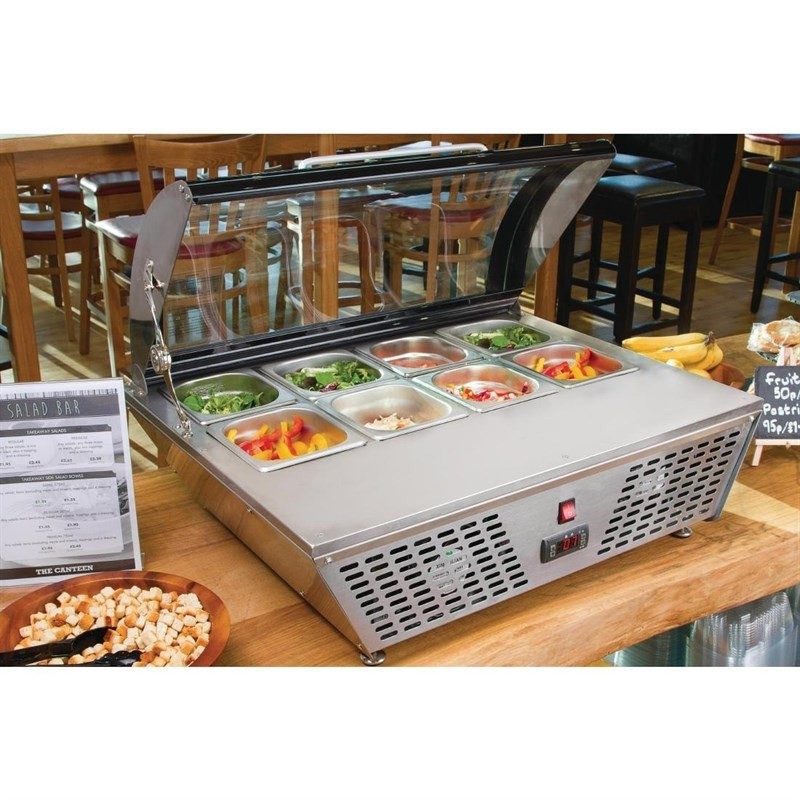 Comprar Mesa de preparación refrigerada Polar Serie G, 4 x GN 1/3 GP293 en Pepebar