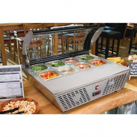 Comprar Mesa de preparación refrigerada Polar Serie G, 4 x GN 1/3 GP293 en Pepebar