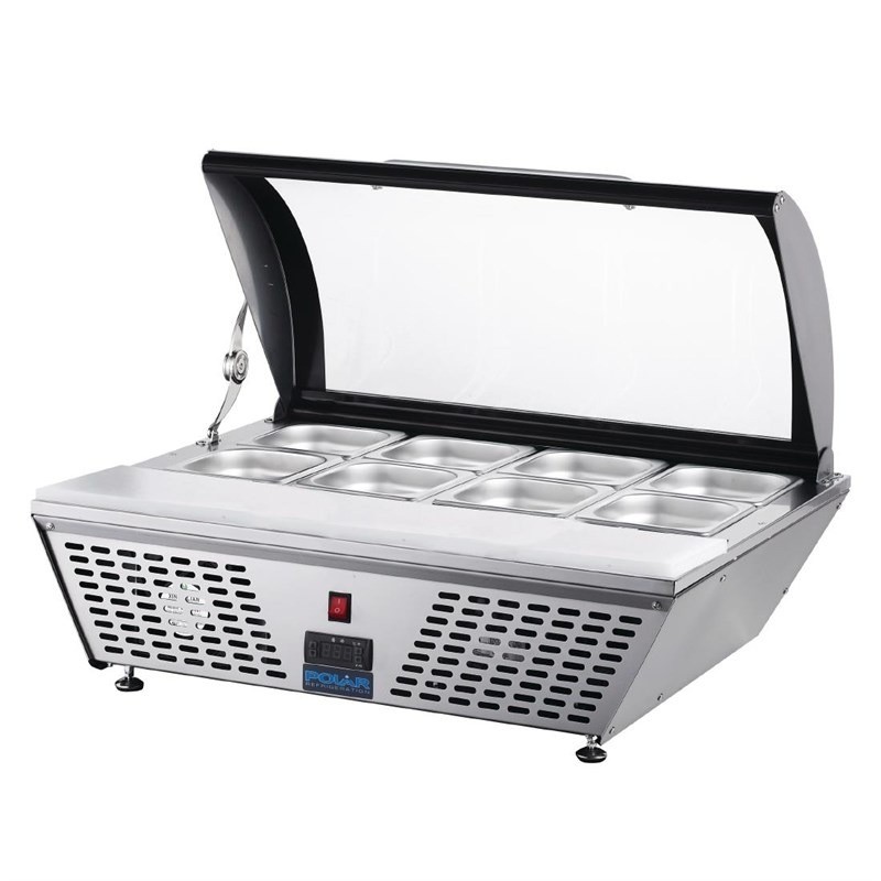 Comprar Mesa de preparación refrigerada Polar Serie G, 4 x GN 1/3 GP293 en Pepebar