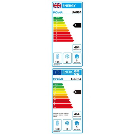 Comprar Mesa de trabajo refrigerada Polar serie U de 2 puertas con peto trasero , 282 L UA064 en Pepebar