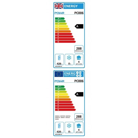Comprar Frigorífico Polar serie C de 1 puerta en acero inoxidable de 600 l PC006 en Pepebar