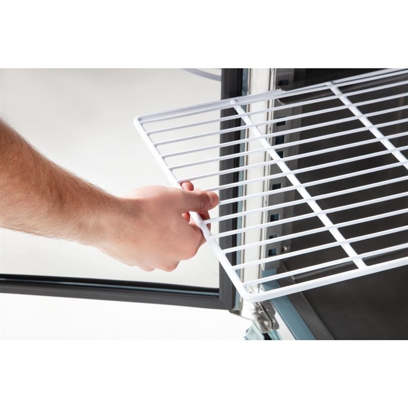 Comprar Mesa de trabajo refrigerada Polar serie U de 2 puertas, 282 L UA047 en Pepebar