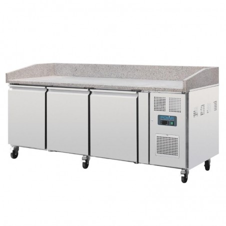 Mesa de trabajo Polar serie U de 3 puertas y encimera de mármol UA082 Comprar Mesa de trabajo Polar serie U de 3 puertas y encimera de mármol UA082 en Pepebar