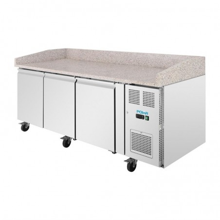Mesa de trabajo Polar serie U de 3 puertas y encimera de mármol UA082 Comprar Mesa de trabajo Polar serie U de 3 puertas y encimera de mármol UA082 en Pepebar