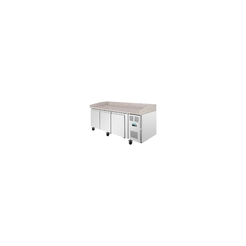 Mesa de trabajo Polar serie U de 3 puertas y encimera de mármol UA082 Comprar Mesa de trabajo Polar serie U de 3 puertas y encimera de mármol UA082 en Pepebar