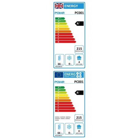 Comprar Nevera bajo mostrador Polar Serie C, blanco, 150 litros PC001 en Pepebar