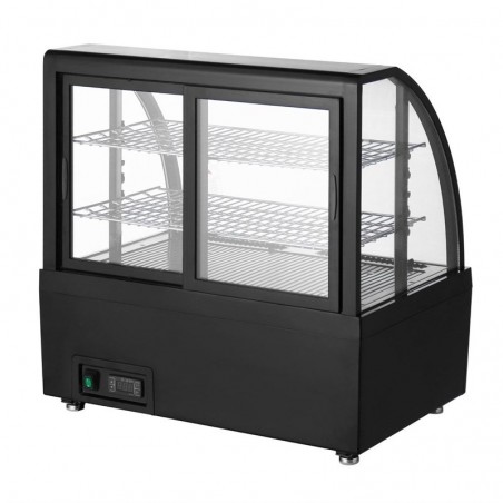 Comprar Vitrina sobremostrador refrigerada Polar Serie C, color negro, 100 litros CU363 en Pepebar