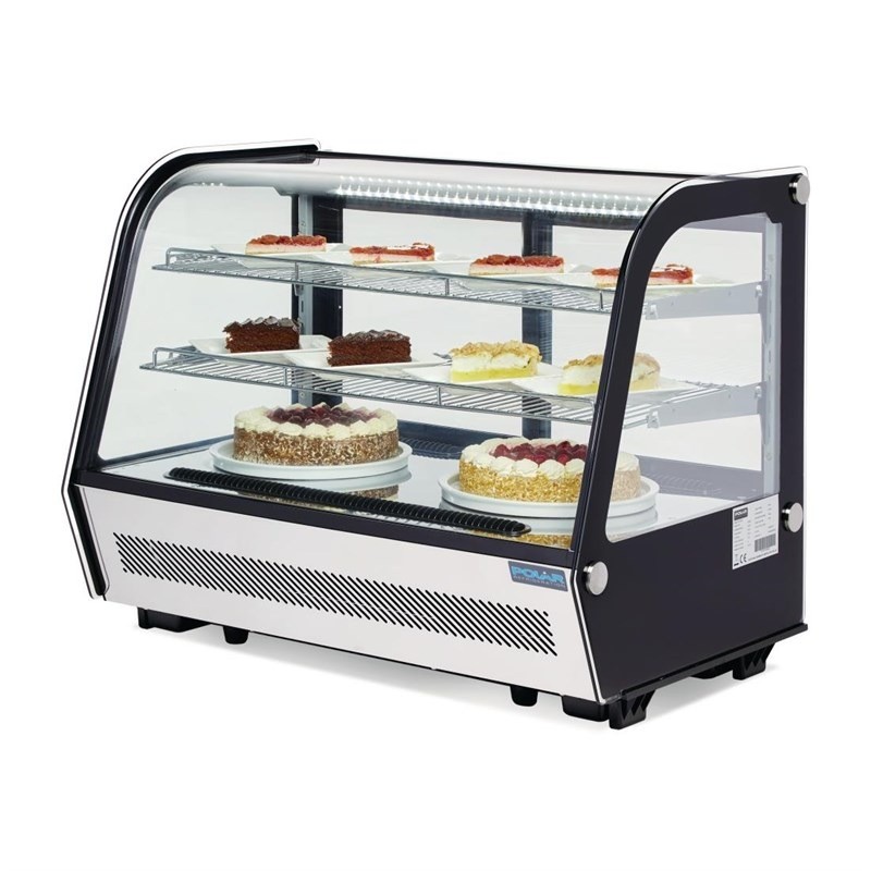 Comprar Vitrina refrigerada sobremostrador Polar Serie G, 160 litros GP291 en Pepebar