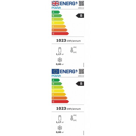 Comprar Vitrina refrigerada sobremostrador Polar Serie G, 160 litros GP291 en Pepebar