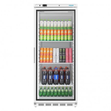 Comprar Armario expositor refrigerado Polar Serie C, blanco, 600 litros CZ787 en Pepebar