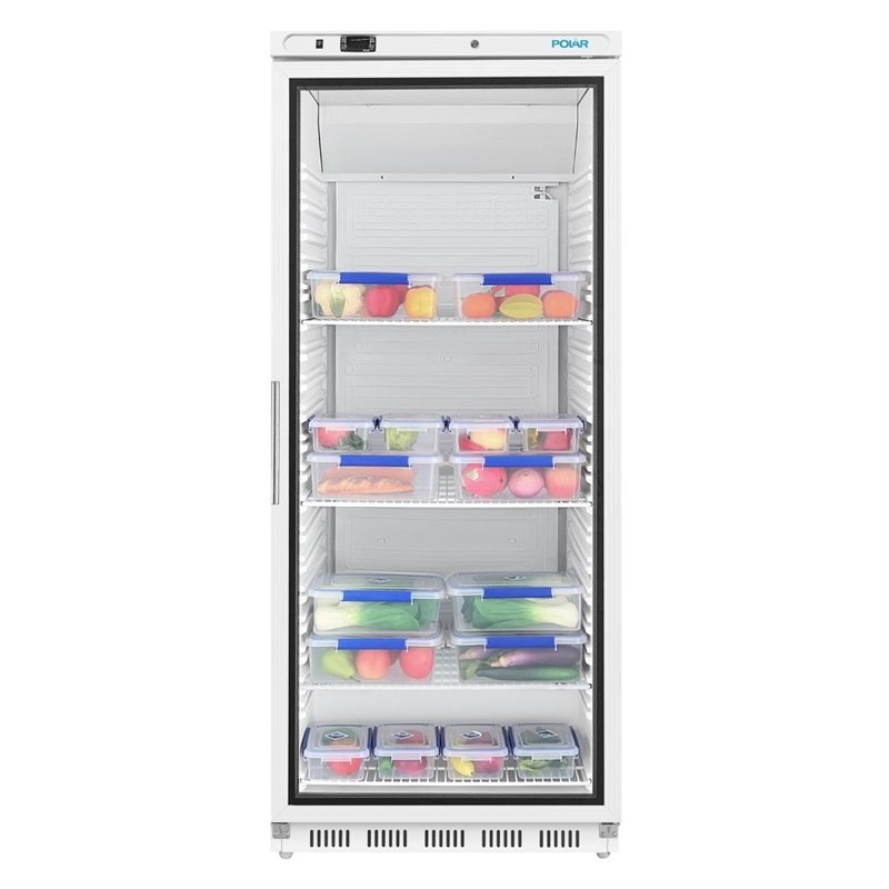 Comprar Armario expositor refrigerado Polar Serie C, blanco, 600 litros CZ787 en Pepebar