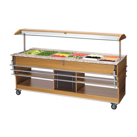Carro buffet, frío, 6x 1/1 GN Bartscher 125527 Comprar Carro buffet, frío, 6x 1/1 GN Bartscher 125527 en Pepebar