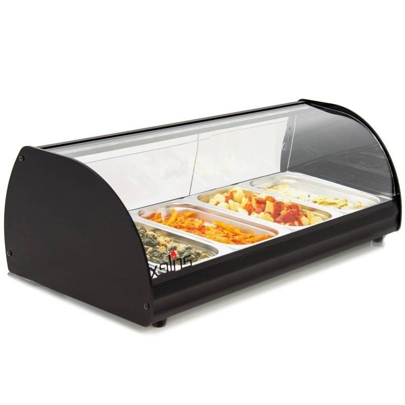 Comprar Vitrina caliente 4 bandejas GN 1/3 4CT en Pepebar