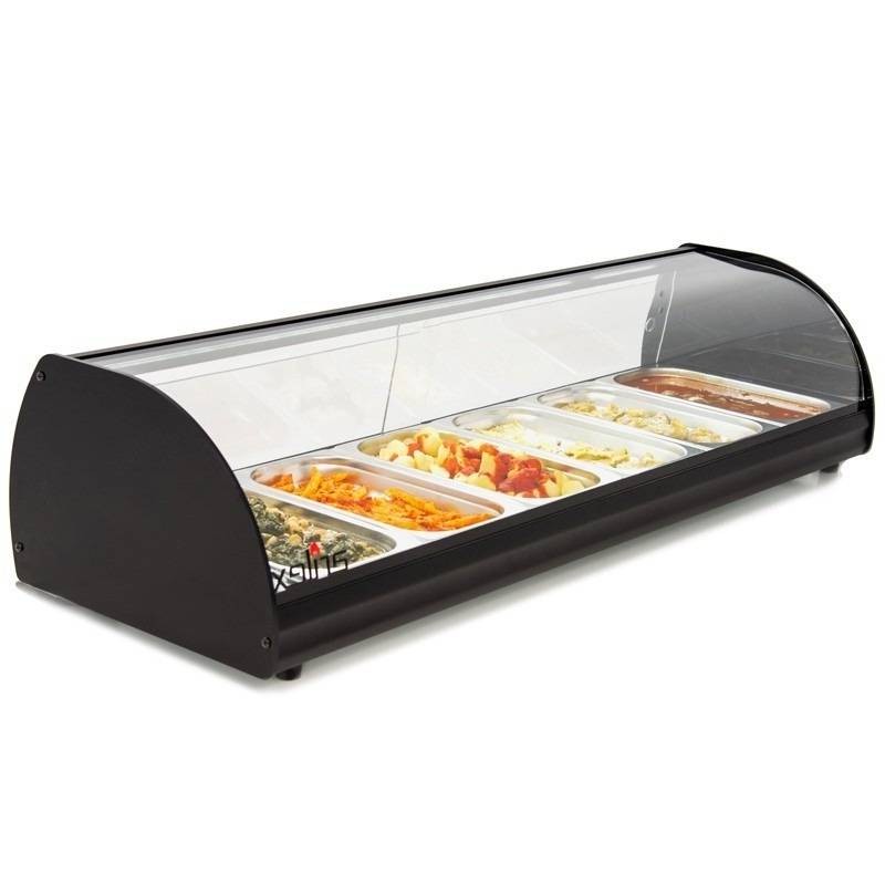 Comprar Vitrina caliente 6 bandejas GN 1/3 6CT en Pepebar