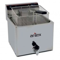 Freidora eléctrica profesional 12 litros  con grifo y 1 cesta EVO12G