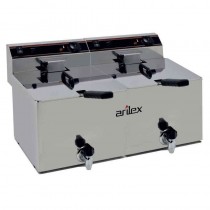 Freidora doble con grifo 12 + 12 litros EVO1212G - Pepebar Freidora doble con grifo 12 + 12 litros EVO1212G - Catálogo Freidora doble