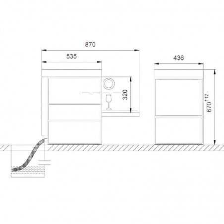 Comprar Lavavasos industrial digital isy tech 44-10D 39x39 Colged en Pepebar
