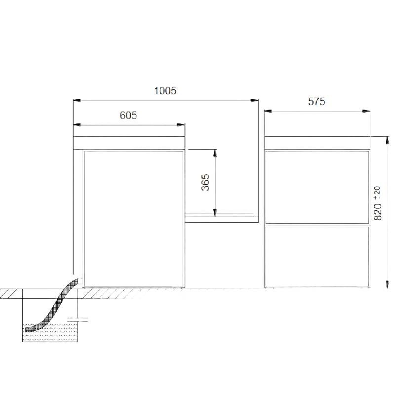 Comprar Lavavasos industrial digital isy tech 46-10D 50x50 Colged en Pepebar