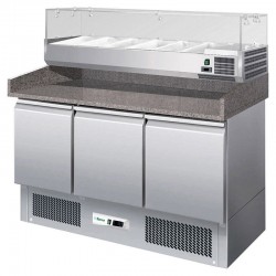 Mostrador refrigerado estático para pizza 3 puertas Fimar G-S903PZ-FC - Catálogo Bajo mostrador