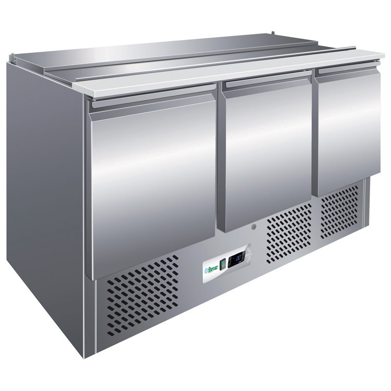 Comprar Mesa de preparación refrigerada 3 puertas GN 1/1 368 Litros Fimar G-S903-FC en Pepebar