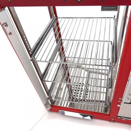 Comprar Máquina de palomitas 150gr con vitrina de calentamiento en Pepebar