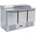 Mostrador refrigerado para preparación de pizza y ensalada 392L Forcold G-PS300-FC