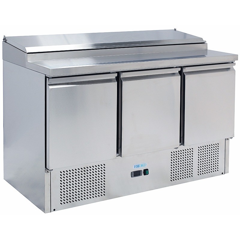 Comprar Mostrador refrigerado para preparación de pizza y ensalada 392L Forcold G-PS300-FC en Pepebar