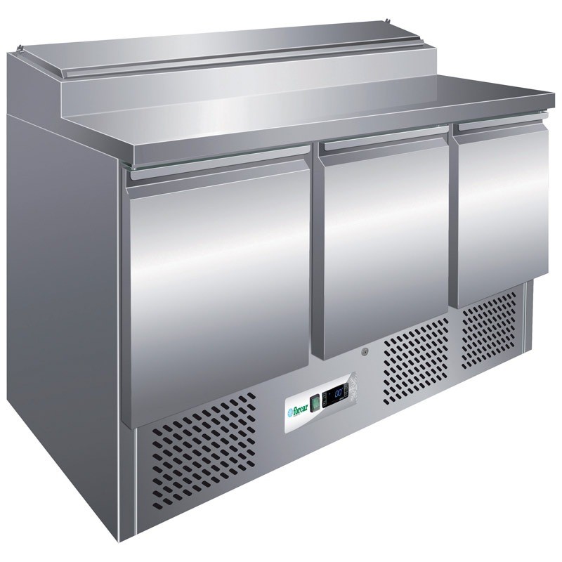 Comprar Mostrador refrigerado para preparación de pizza y ensalada 392 litros Forcar G-PS300 en Pepebar