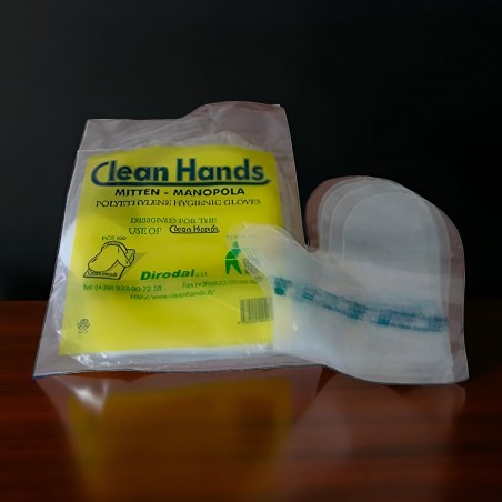 Comprar Guantes de plástico resistente, pack 100 unidades GPLT en Pepebar