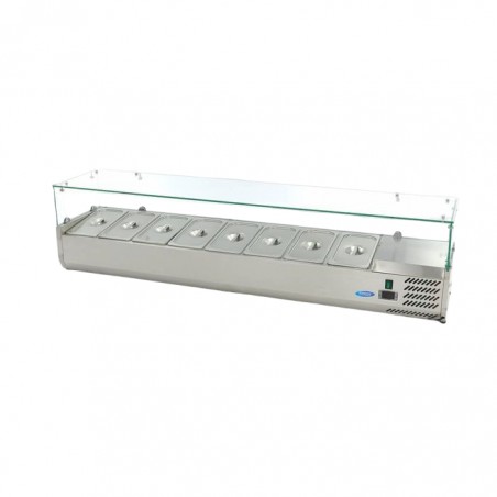 Comprar Vitrina refrigerada 180 cm para 8 x 1/3 gn en Pepebar