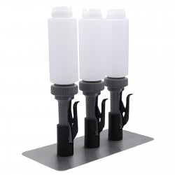 Bomba con soporte de 3 porciones bombas Hovicon PP-003 - Catálogo Dispensadores y dosificadores de salsa