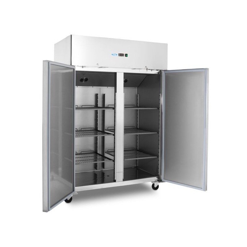 Comprar Frigorífico 1200 litros 6 estantes ajustables 2/1 gn con ruedas y estantes en Pepebar