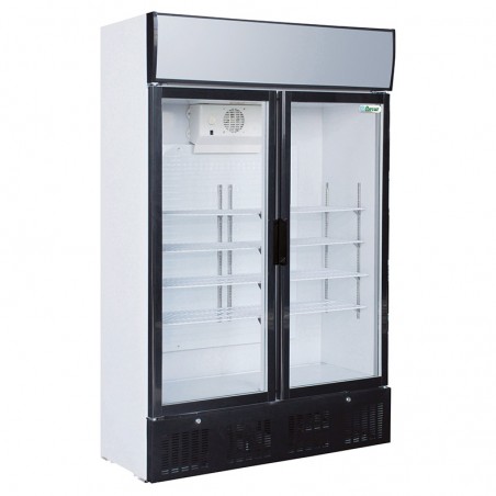 Comprar Armario refrigerado de 2 puertas de cristal 620 Litros Fimar G-SNACK638L2TNG en Pepebar
