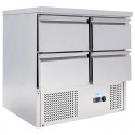 Bajo mostrador frío 4 cajones GN1/1 240 L Forcold G-S9014D-FC