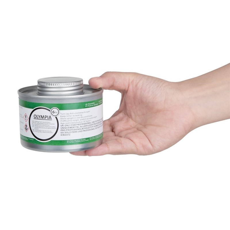 Comprar Combustible gel Olympia para chafing Duración 6 horas. Caja de 12 CB735 12 ud. en Pepebar