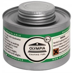 Combustible gel Olympia para chafing Duración 6 horas. Caja de 12 CB735 12 ud. - Catálogo Chafing Dish