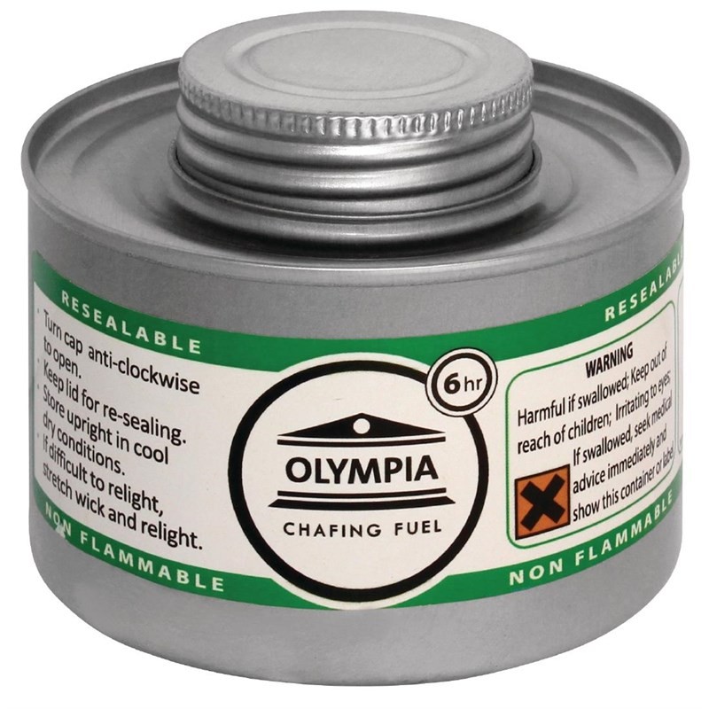 Comprar Combustible gel Olympia para chafing Duración 6 horas. Caja de 12 CB735 12 ud. en Pepebar