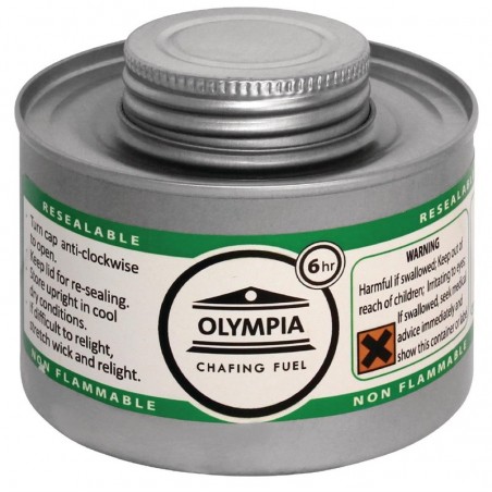 Comprar Combustible gel Olympia para chafing Duración 6 horas. Caja de 12 CB735 12 ud. en Pepebar