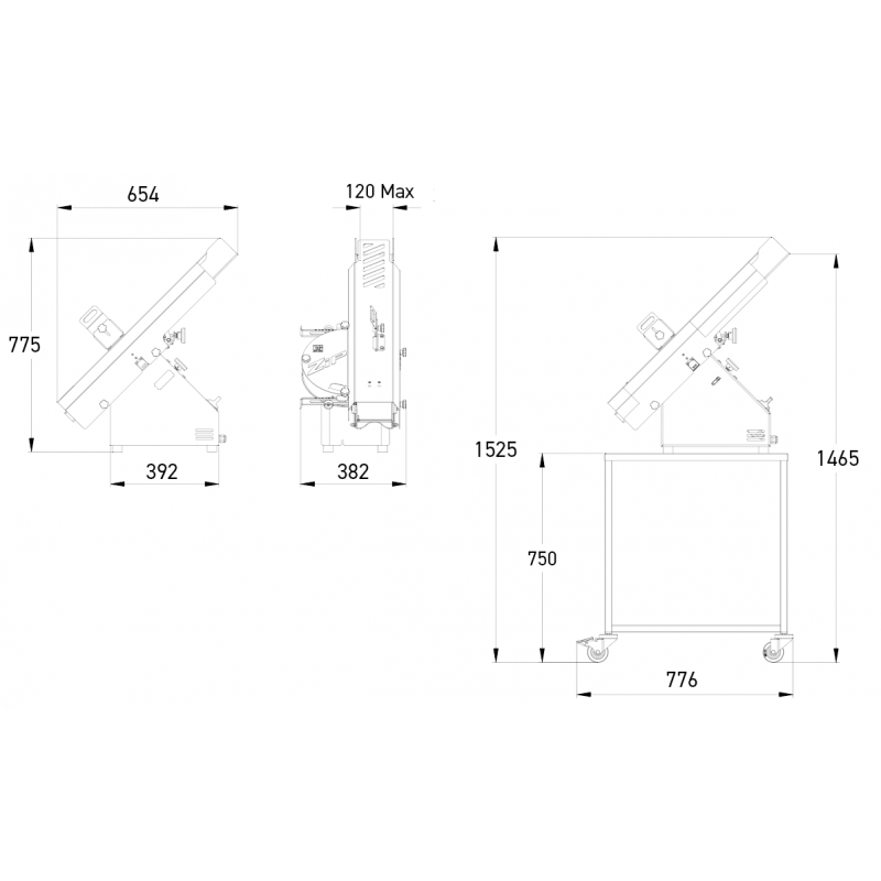 Comprar Cortadora zip de pan abrebocadillos 0,37 kw Jac ZIP en Pepebar