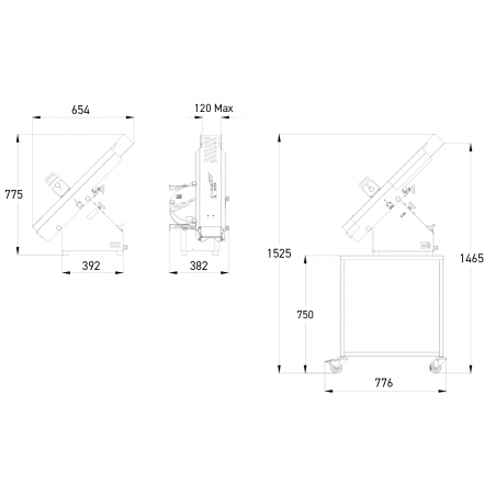 Comprar Cortadora zip de pan abrebocadillos 0,37 kw Jac ZIP en Pepebar