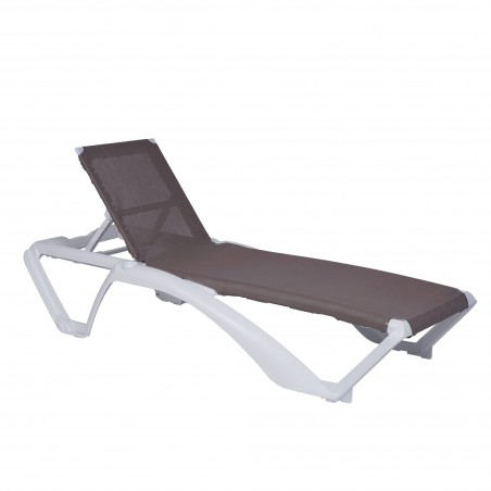 Comprar Tumbona acqua blanca y arena Resol 03206 en Pepebar