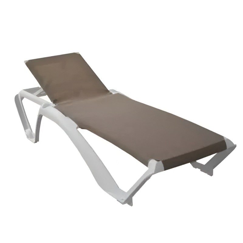Comprar Tumbona acqua blanca y arena Resol 03206 en Pepebar