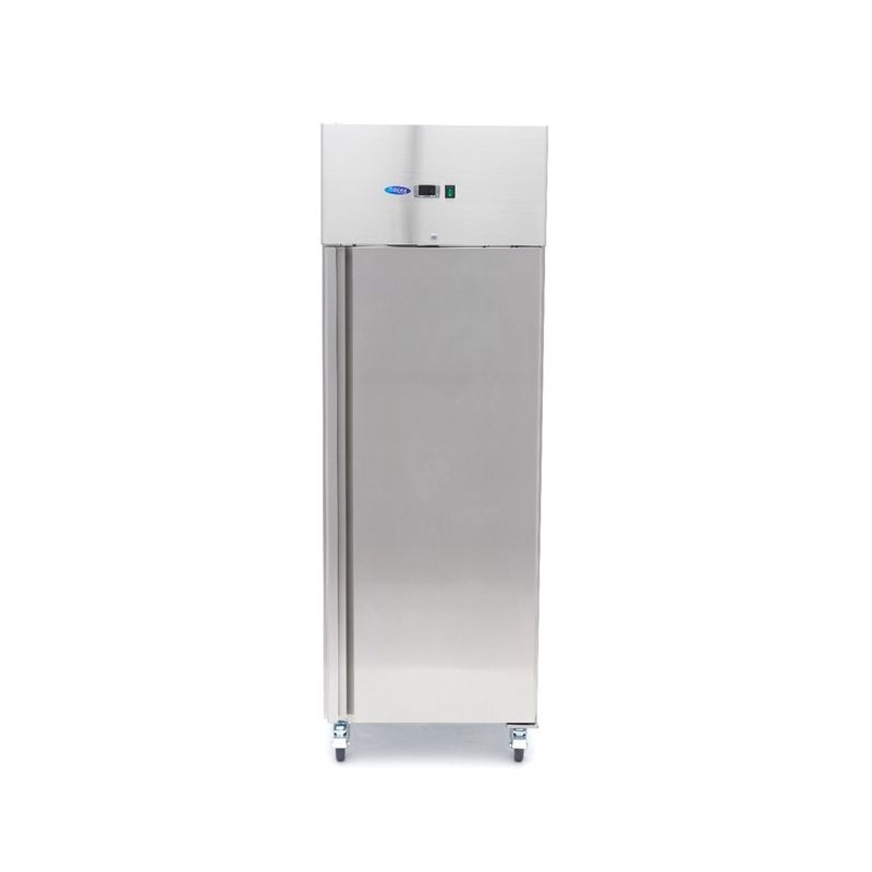 Comprar Armario refrigerado 600L 3 Estantes Ajustables 2/1 GN inox sobre Ruedas en Pepebar