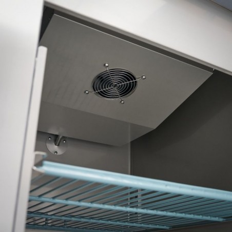 Comprar Armario refrigerado 600L 3 Estantes Ajustables 2/1 GN inox sobre Ruedas en Pepebar